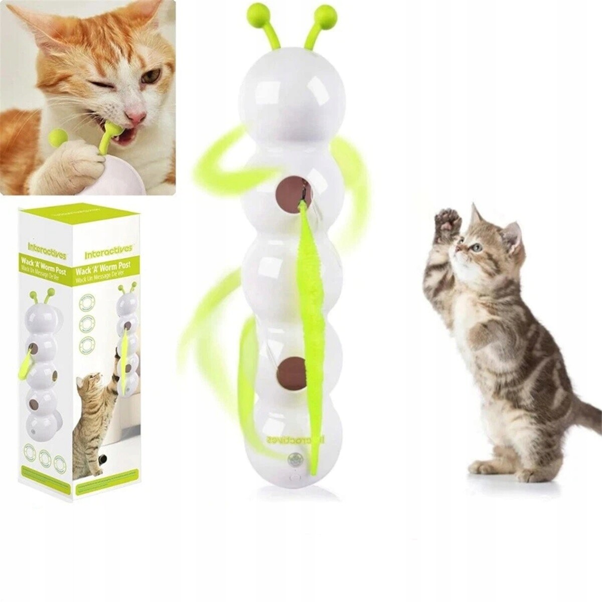 Hračka Pro Kočky Smart Cat Teaser Interaktivní nabíjení přes Usb Dárek