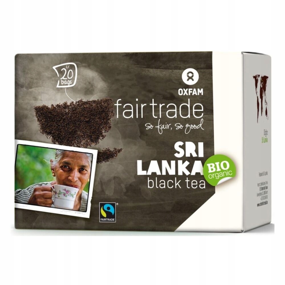 Oxfam Fair Trade Černý instantní čaj fair trade Bio (20 x 1,8 g) 36 g