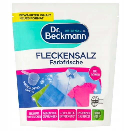 3x Dr. Beckmann Sůl na odstraňování skvrn z barevných tkanin