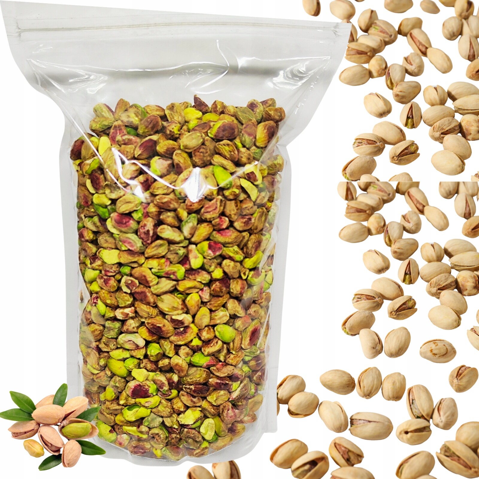 Íránské pistácie surové, loupané bez soli, kvalita, loupané 600 g