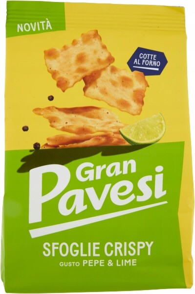 4x Krekry Sfogle Lime e Pepe 150g Gran Pavesi