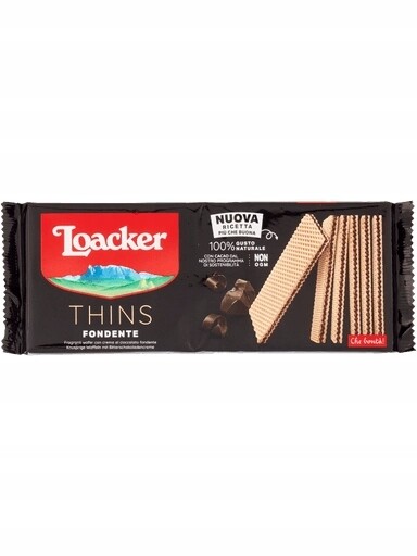 4x Oplatky Fondente Thins 150 g Loacker