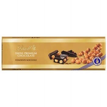 1 x 300 g Lindt čokoláda swiss premium chocolate dark hazelnut