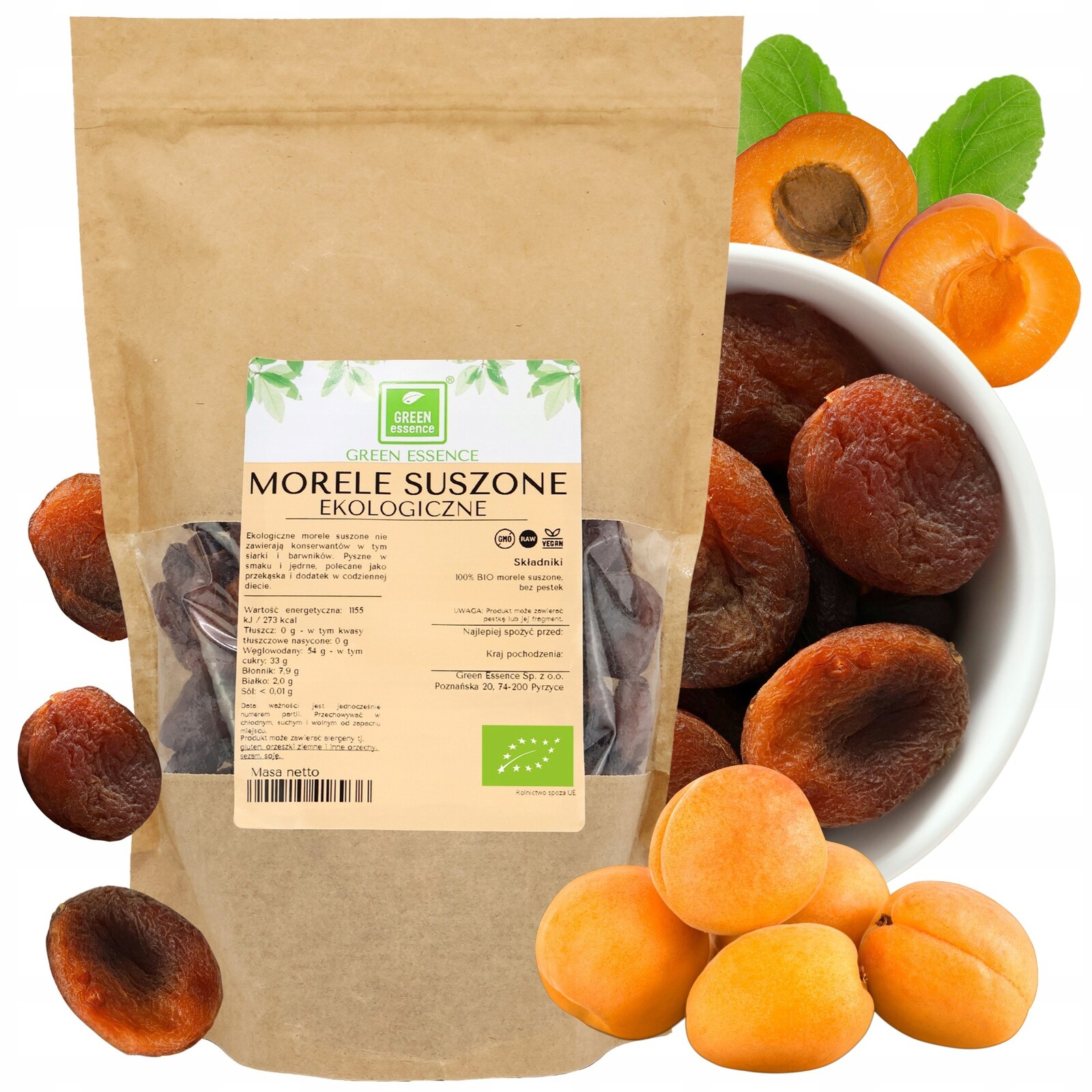 Sušené Meruňky Přírodní 1 kg meruňka vysoká kvalita Bio nesířené tmavé