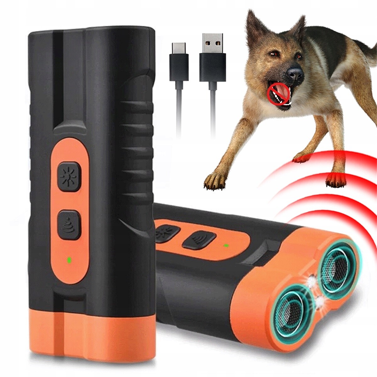 Ultrazvukový trenér proti štěkání 15-40 kHz pro agresivní psy