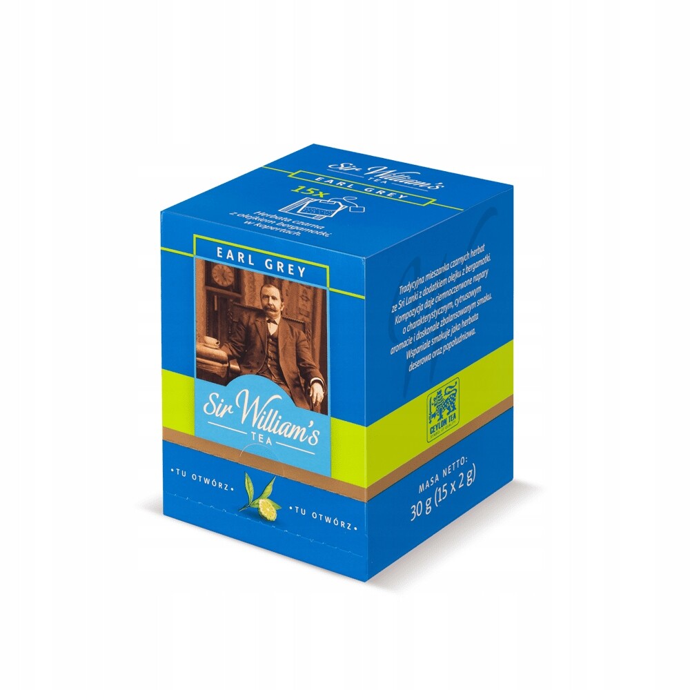 Sir William’s Tea Earl Grey 15 sáčků