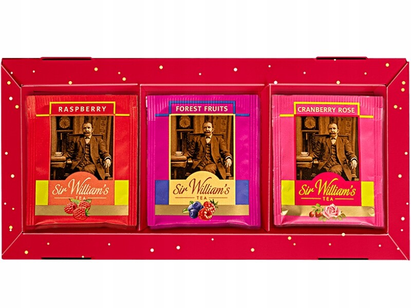 Bonboniéra 15 Čajů Sir William's Tea Ovocné čaje