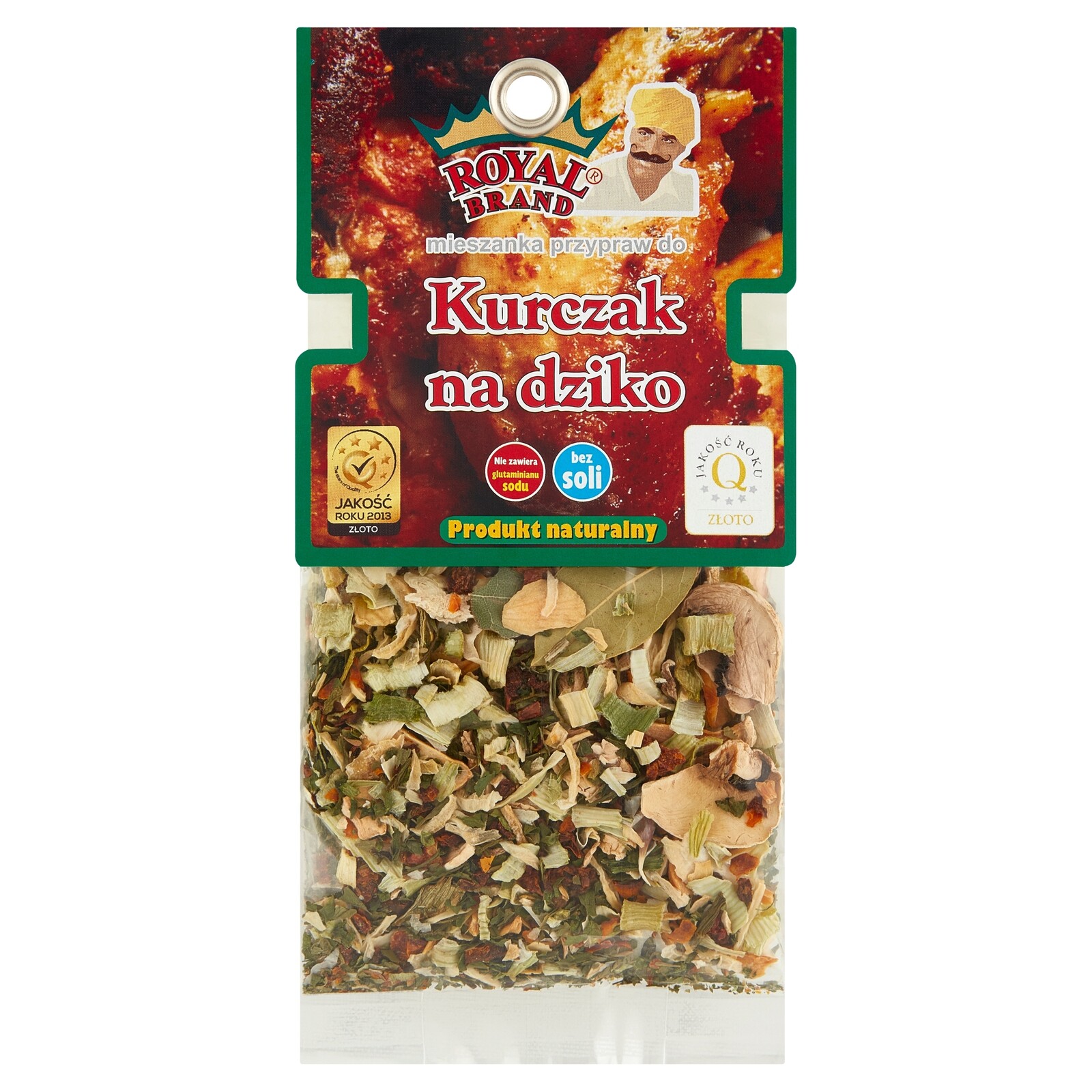 6 x Royal Brand kuřecí maso na divoko 50 g bez soli Koření Na Kuře