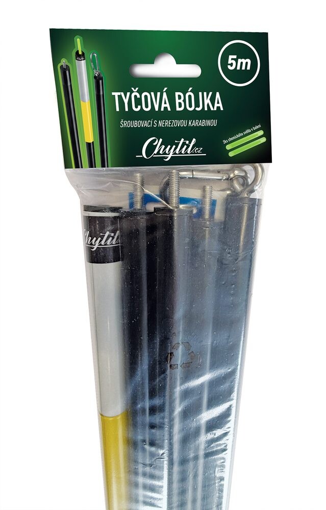 Chytil Tyčová bojka šroubovací s nerezovou karabinou 5m