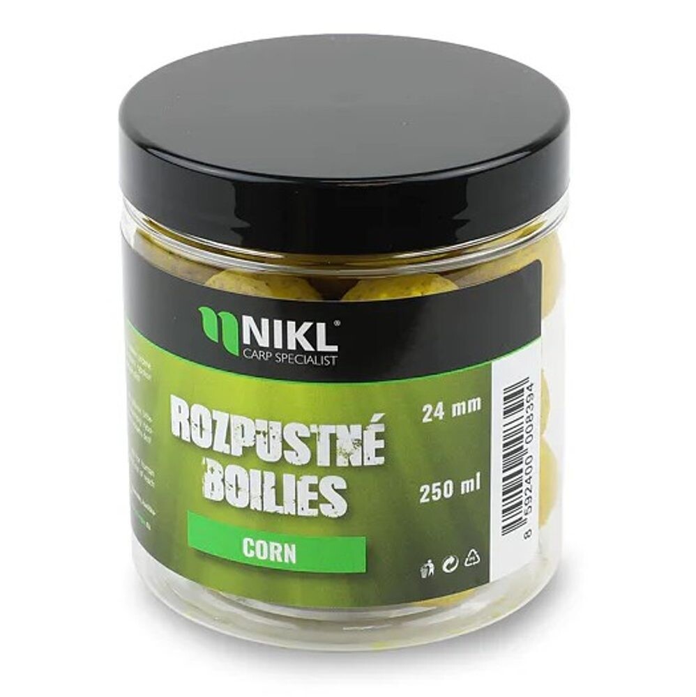 Nikl Rozpustné boilies Corn 250ml - 14mm