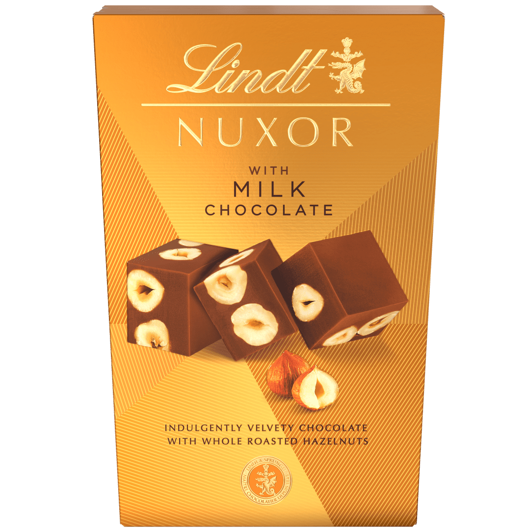 LINDT Nuxor pralinky Mléčná čokoláda 150 g