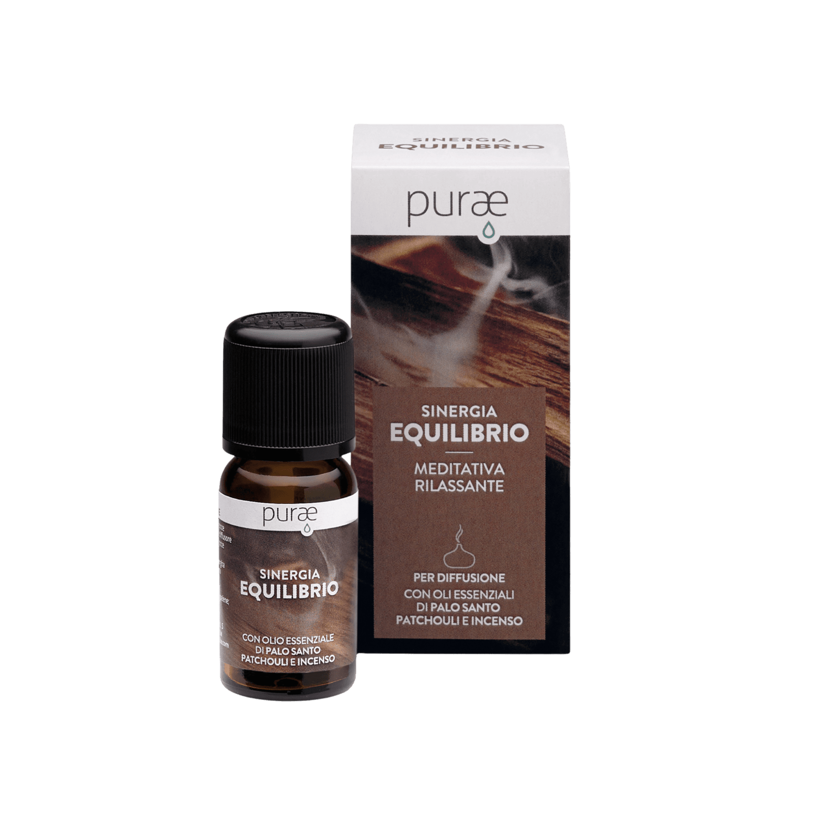 PURAE Equilibrio - Rovnováha mysli - Směs pro uzemnění a zklidnění mysli 10 ml