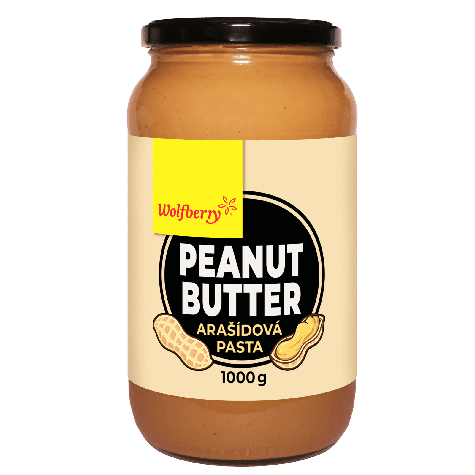 WOLFBERRY Arašídová pasta 1000 g