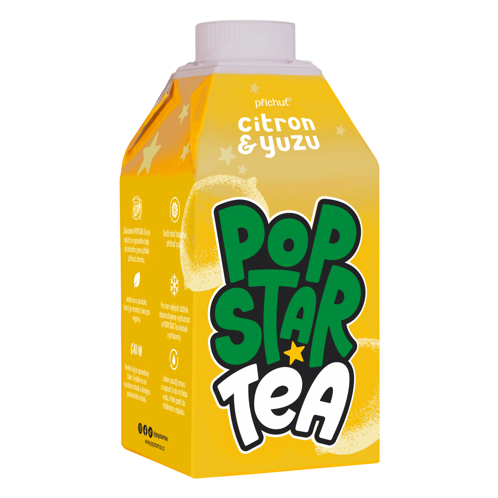 POPSTAR Tea Citron & Yuzu 0.5 l