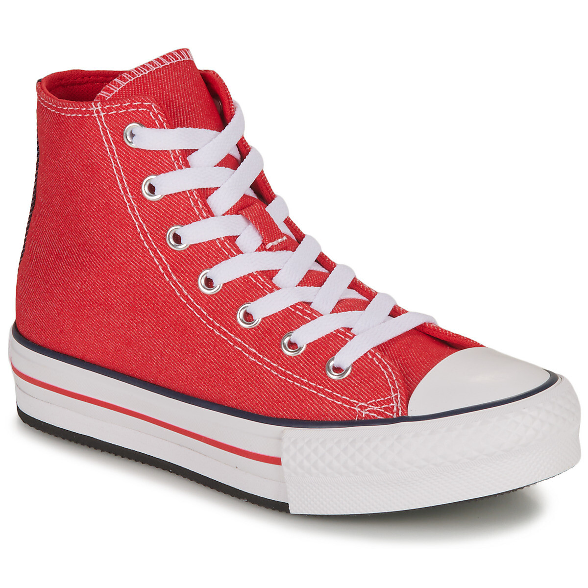 Converse  YOUTH CONVERSE CHUCK TAYLOR ALL STAR EVA LIFT PLATFORM RETRO DEN  Červená