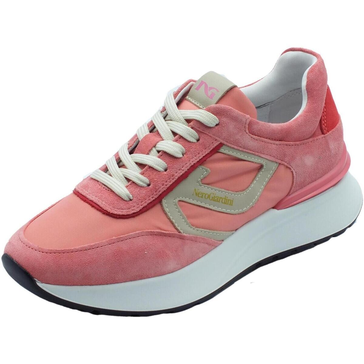 NeroGiardini  E306442D Velour  Růžová