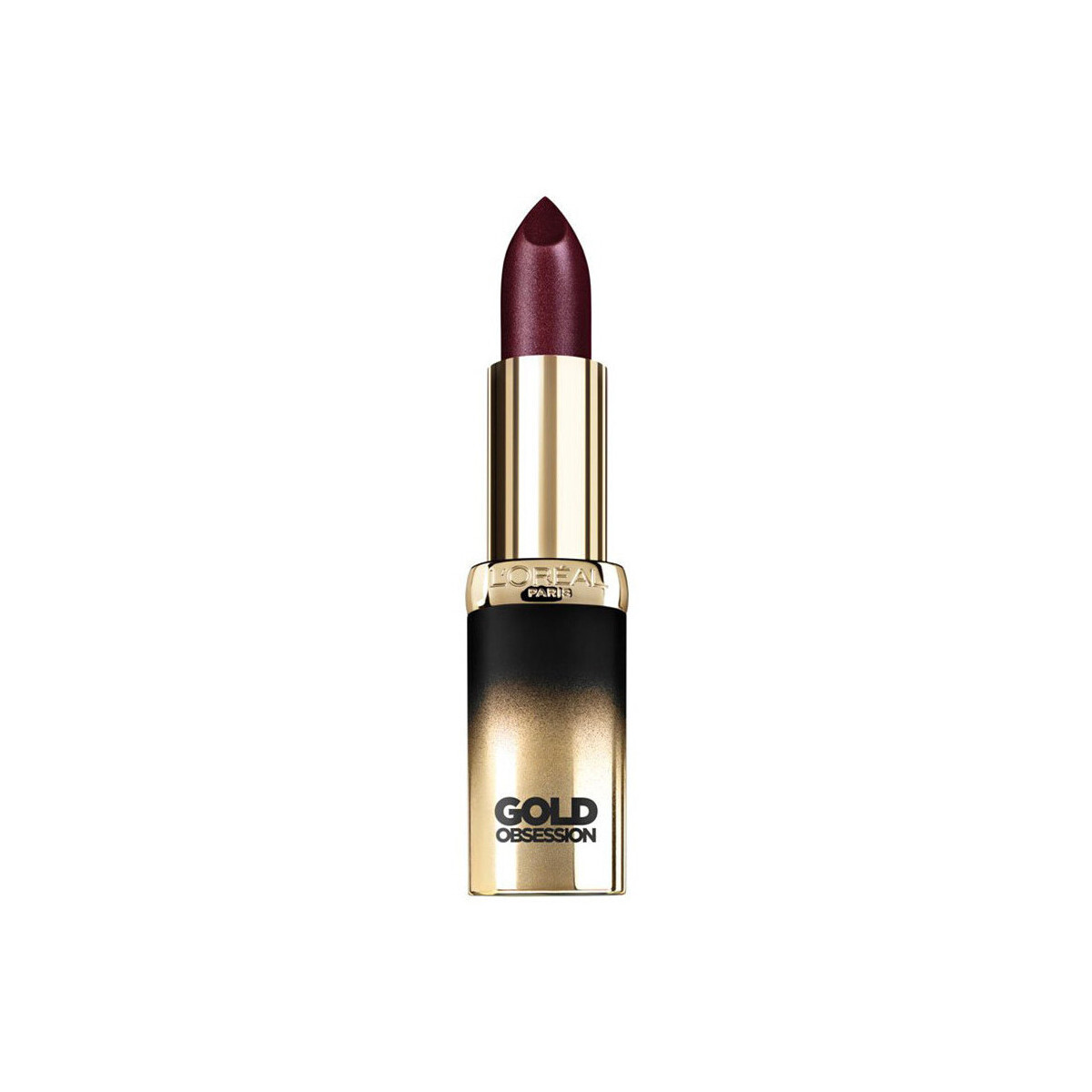 L'oréal  Color Riche Lipstick Gold Obsession - Plum Gold  Fialová