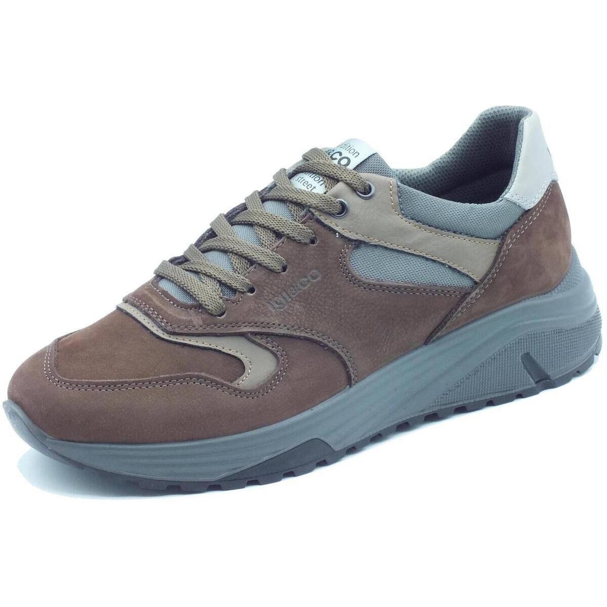 IgI&CO  6639822 Nabuk Gum Caffè  Hnědá