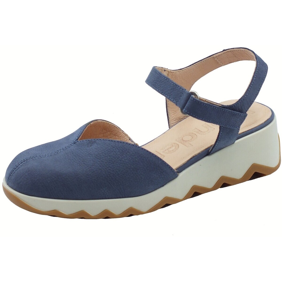 Wonders  C-7601 Samara Nubuk  Modrá