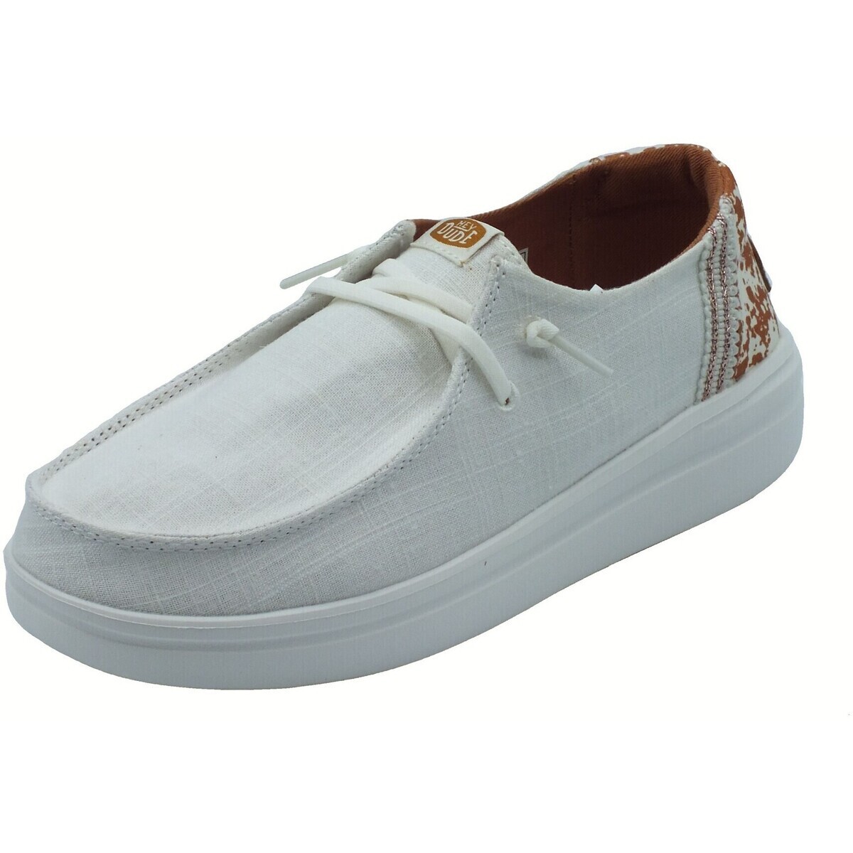 HEYDUDE  43780 Wendy Rise Animal White  Bílá