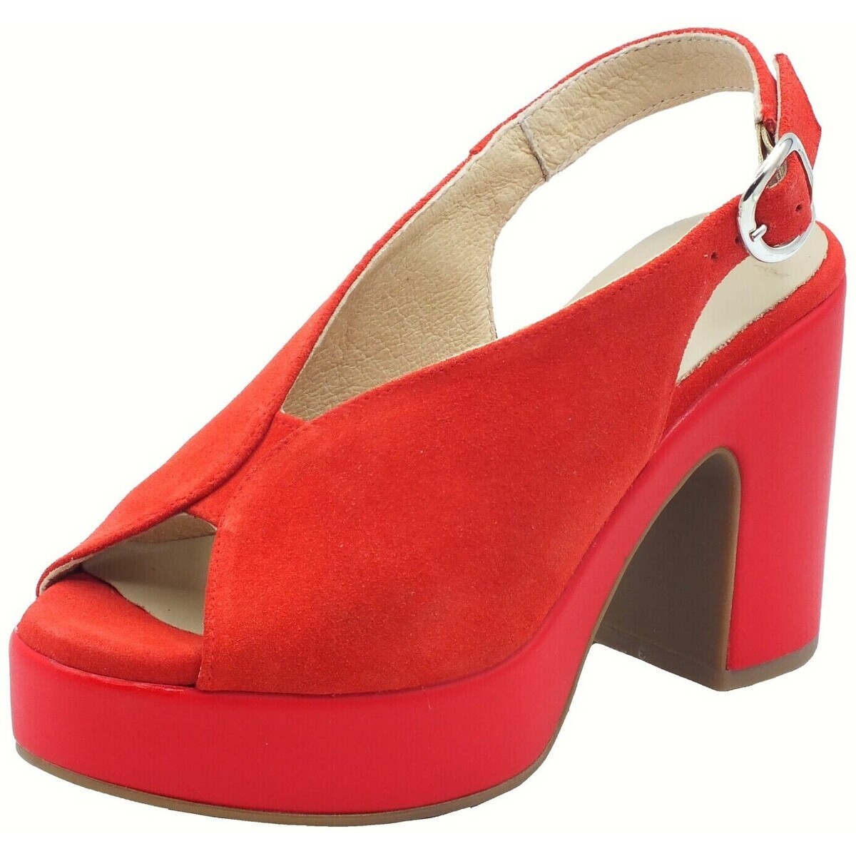NeroGiardini  E513646D Velour  Červená