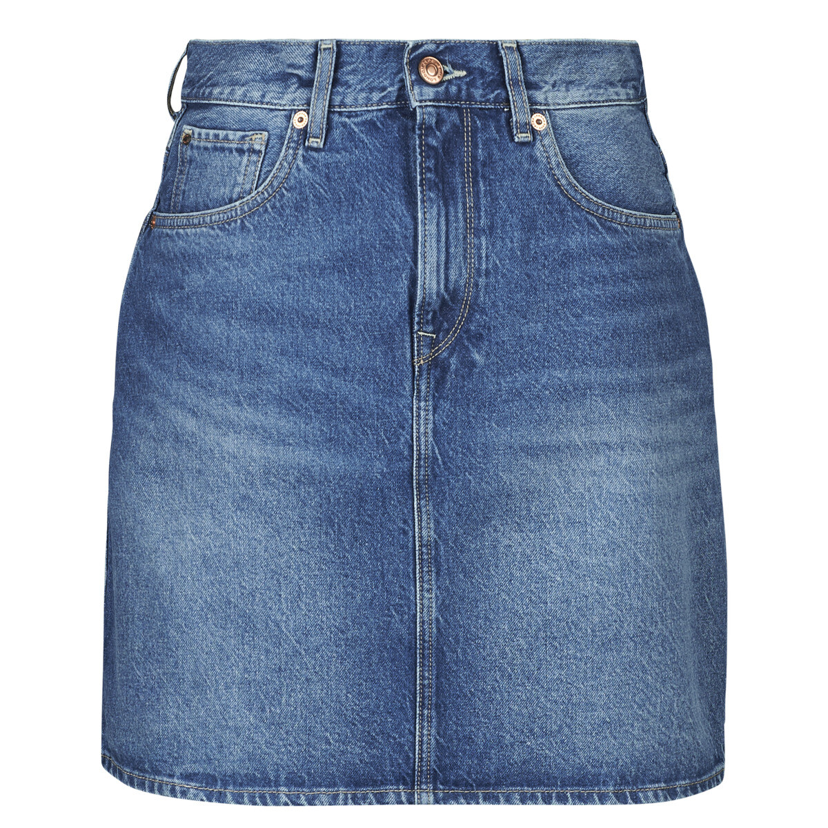 Pepe jeans  MINI SKIRT HW LILLY  Tmavě modrá