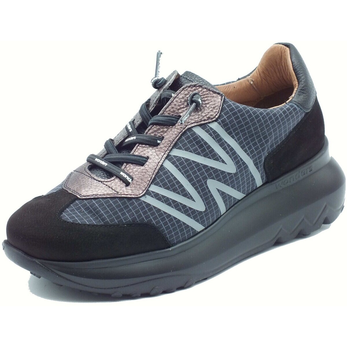 Wonders  A-4001 UltraFly Nubuk  Černá