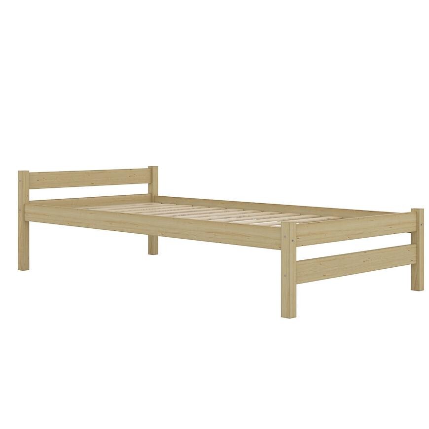 Postel Dawid standard 80x200 přírodní, lakovaná