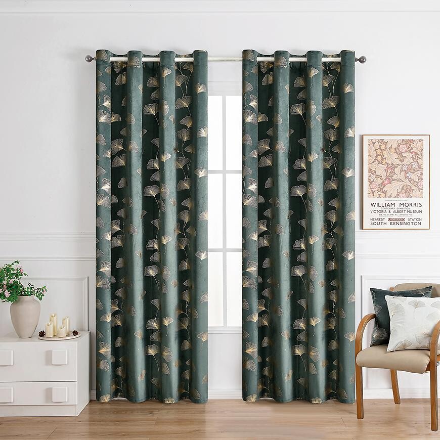 Závěs na průchodkách GINKO RQ-015/210GSM 140x250 zelený