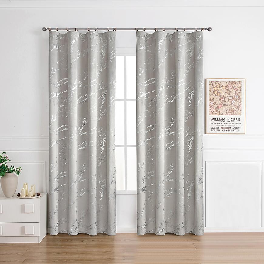 Závěs na pásce VELVI 2504-7/210GSM 140x250 šedý