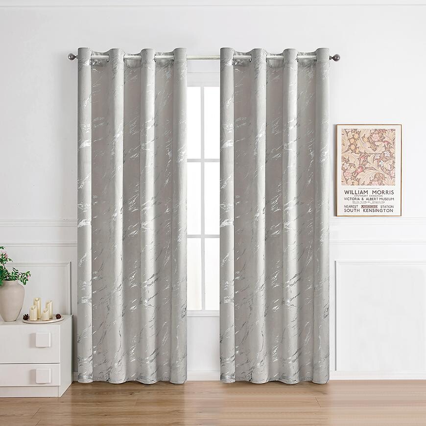 Závěs na průchodkách VELVI 2504-7/210GSM 140x250 šedý