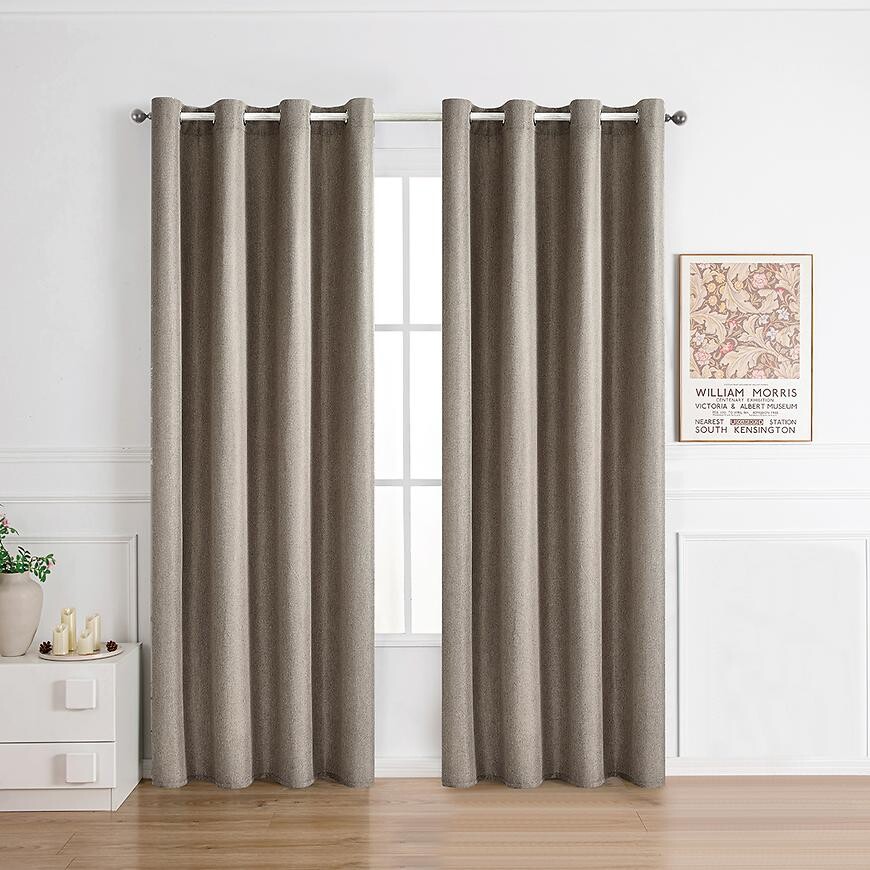 Závěs na průchodkách NORI 005/185GSM 140x250 hnědý