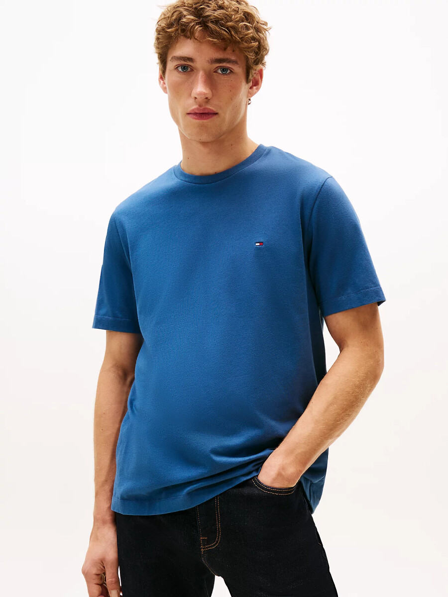 Tommy Hilfiger pánské modré tričko MW0MW39995DBZ S