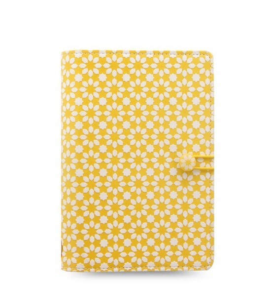 Diář Filofax Impressions - osobní - Yellow/White - 028711