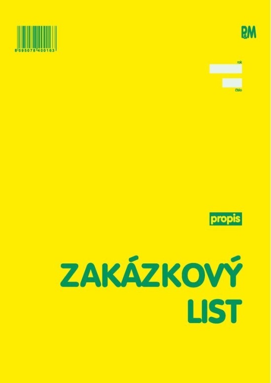 P&M Zakázkový list - 16