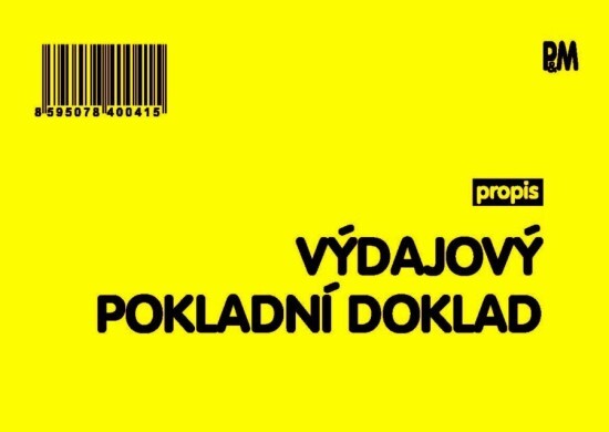 P&M Výdajový pokladní doklad neplátce A6 propisovací - 41