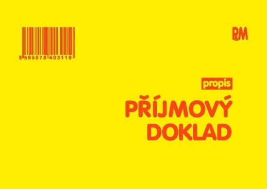 P&M Příjmový doklad plátce A6 propisovací - 311