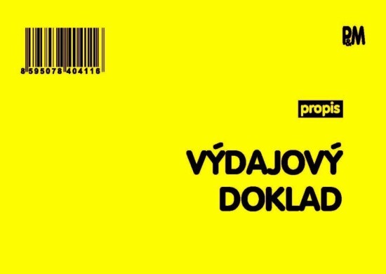 P&M Výdajový doklad propis. - 411