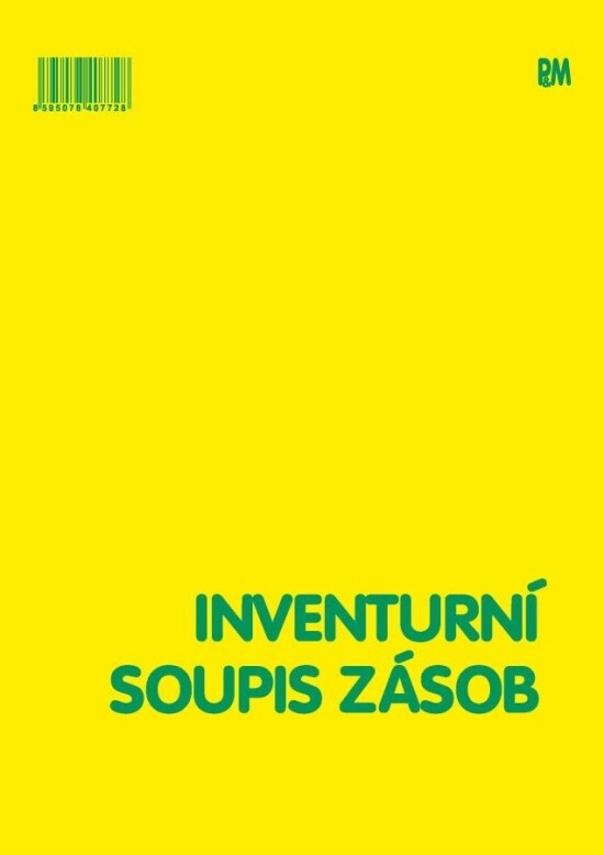 P&M Inventurní soupis zásob - 772