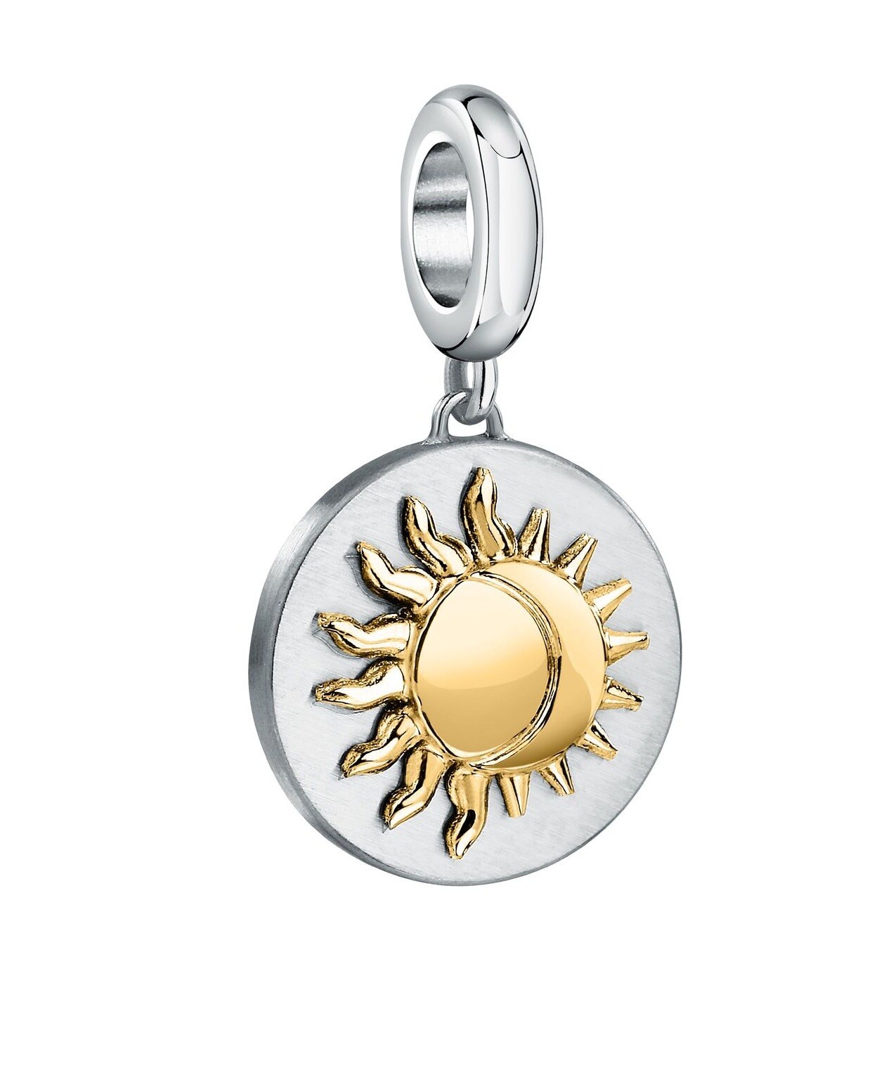 Morellato Bicolor přívěsek z oceli Slunce a Měsíc Drops SCZ1431