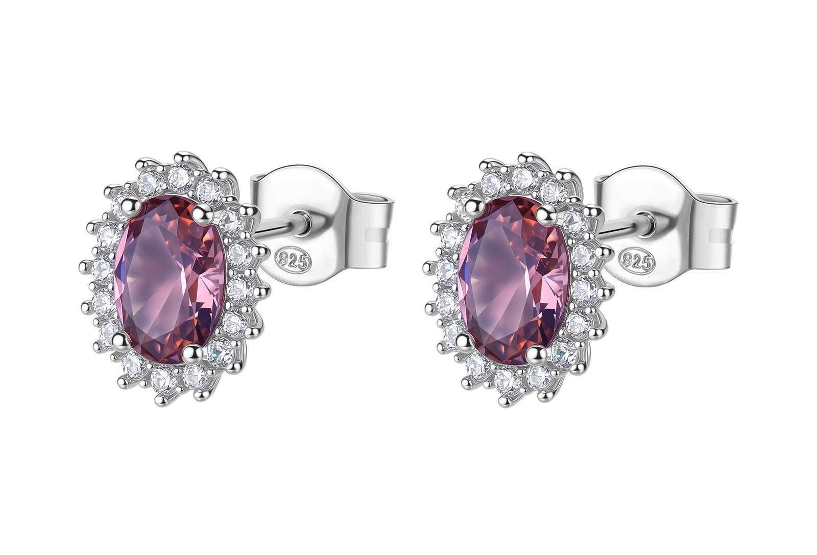 Brosway Elegantní stříbrné náušnice Fancy Tender Pink FTP16