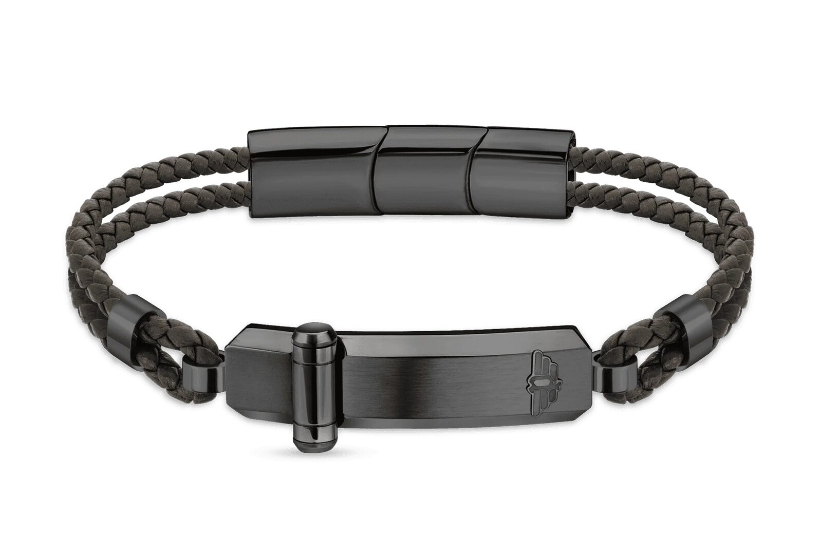 Police Dvojitý kožený náramek pro muže PEAGB2211636