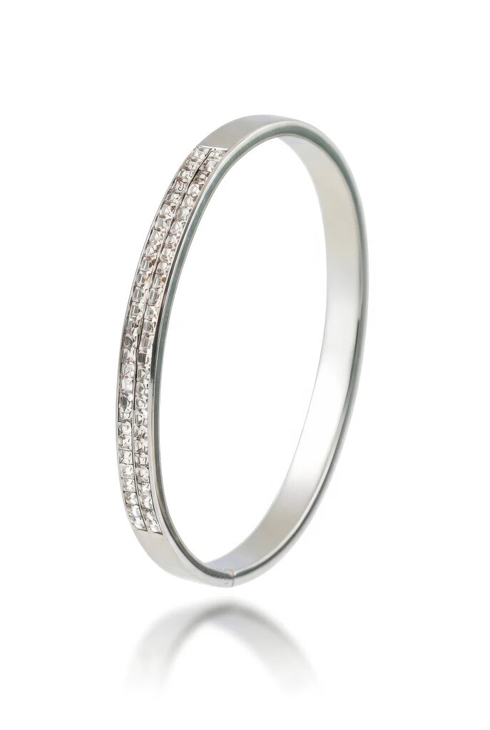 Emily Westwood Pevný náramek s krystaly EWB250397S