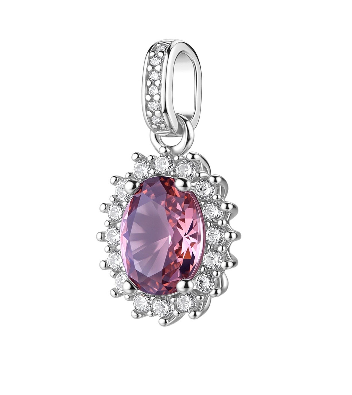 Brosway Elegantní stříbrný přívěsek Fancy Tender Pink FTP01