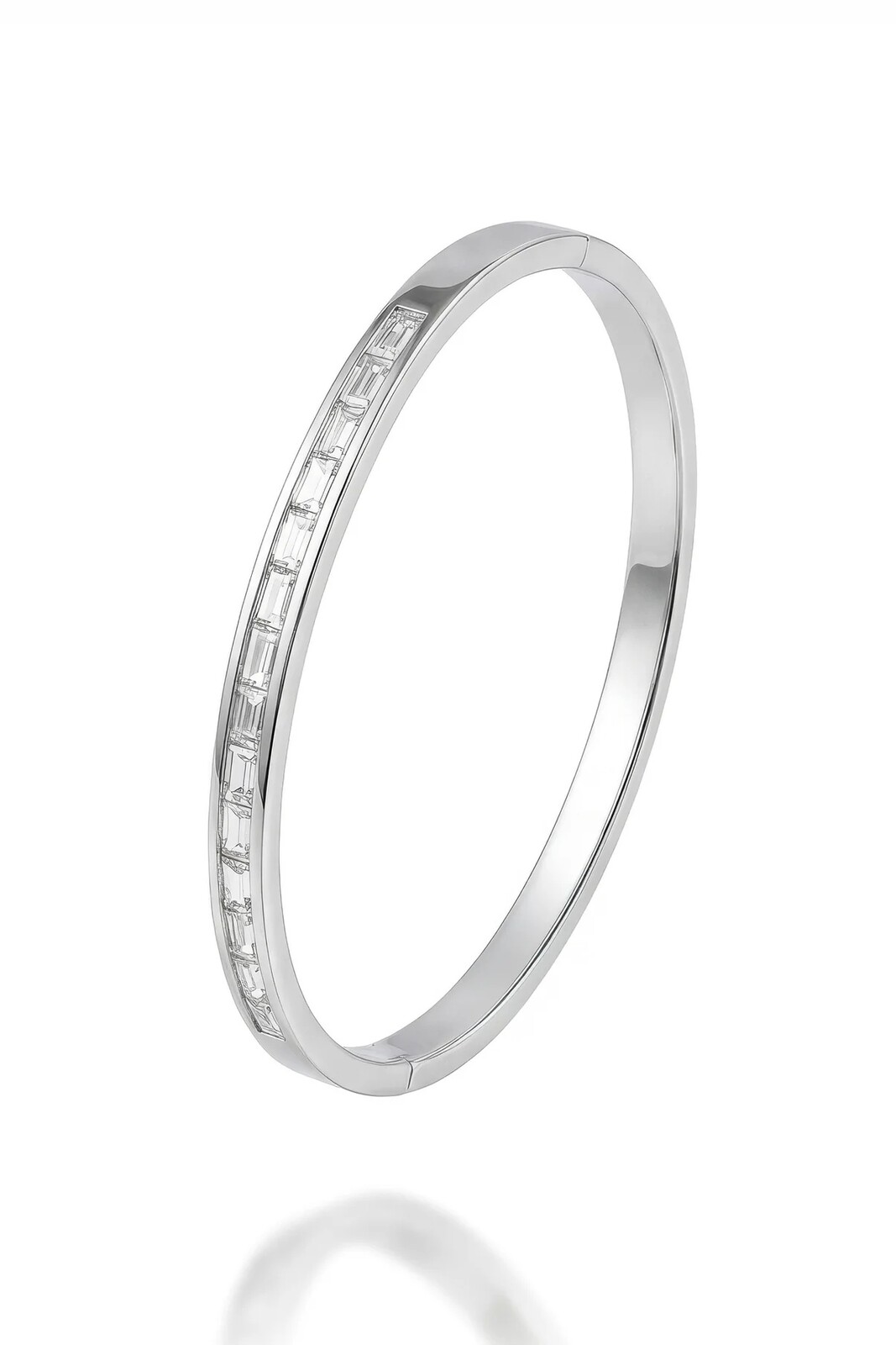 Marc Malone Oslnivý pevný náramek s krystaly MCB250230S