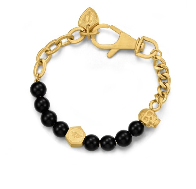 Police Fashion korálkový náramek Vertex PEAGB2212113 18 cm