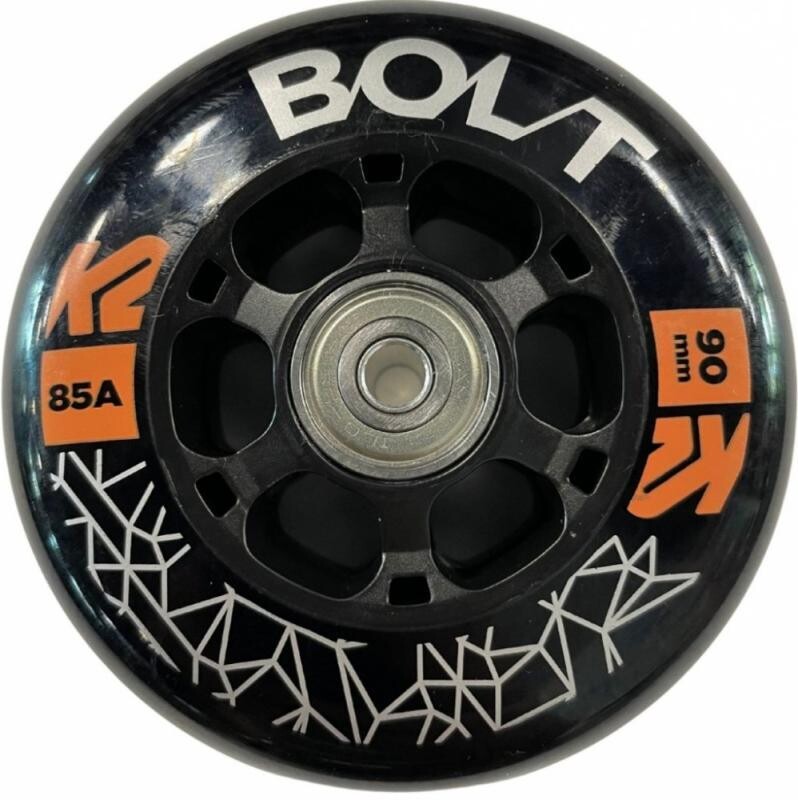 K2 Bolt 90 mm / 85A 8 ks + spacery a ložiska ILQ-9 (VÝPRODEJ)