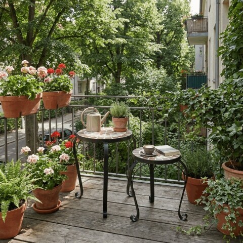 Stojan na květiny 30x30x34cm, keramika, béžová, US1602 US1602 Autronic