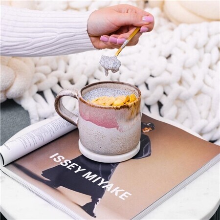 Hrneček s barevnou pastelovou glazurou 360ml