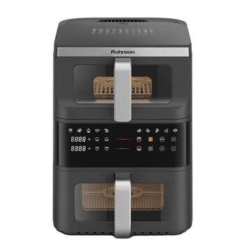 Rohnson R-2892 - 3,5 l + 6,5 l horkovzdušná fritéza